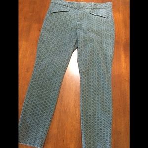 EUV GAP Gray Patterned Ankle Pants